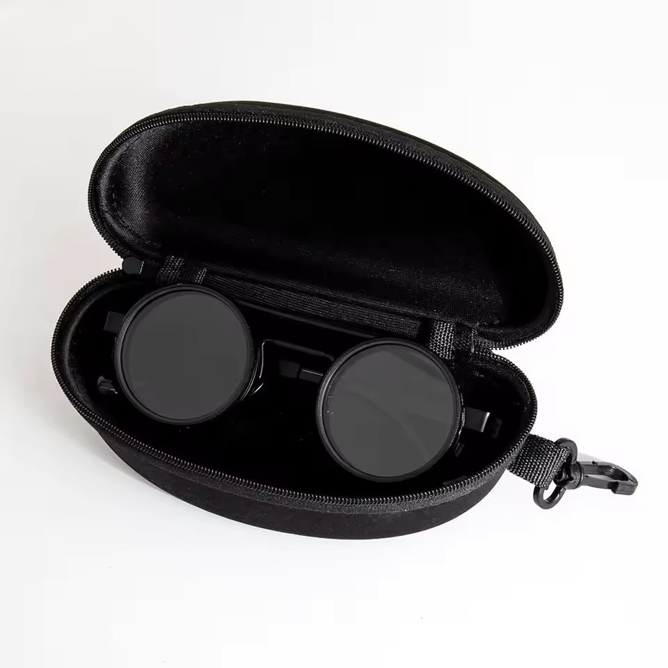 Optek X Round Polarized Sunglasses | Adjustable Dimming