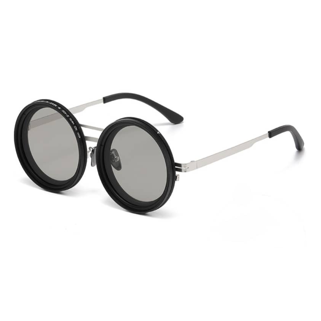 Optek X Round Polarized Sunglasses | Adjustable Dimming