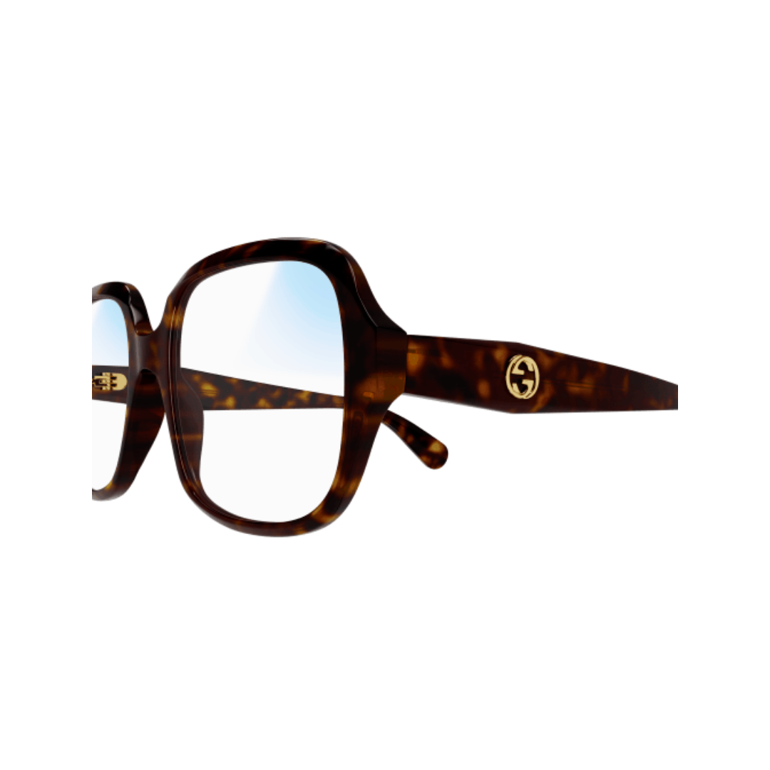 Gucci - Blue Light Blocking/Photochromatic | Model GG0799S - Shiny Dark Havana