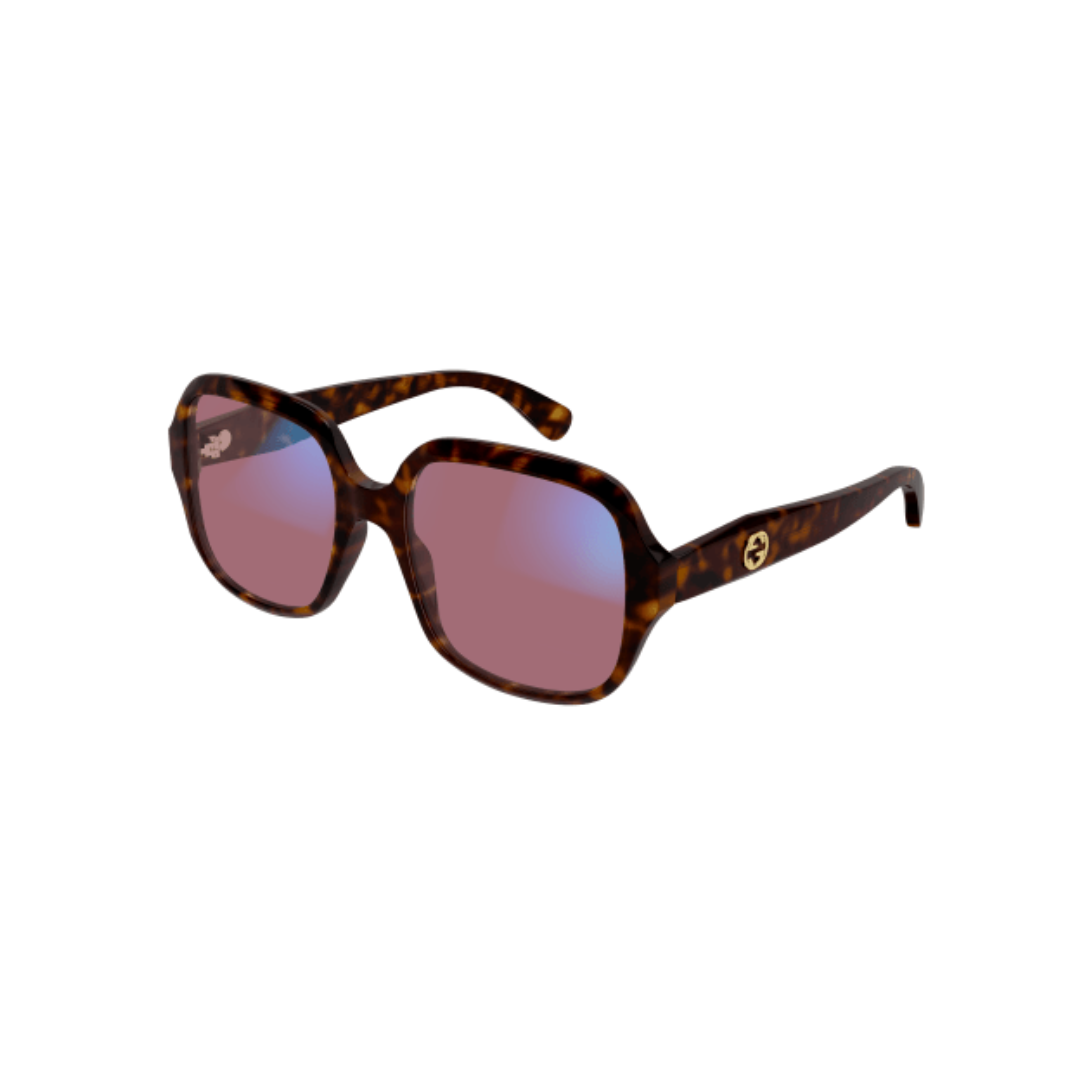 Gucci - Blue Light Blocking/Photochromatic | Model GG0799S - Shiny Dark Havana