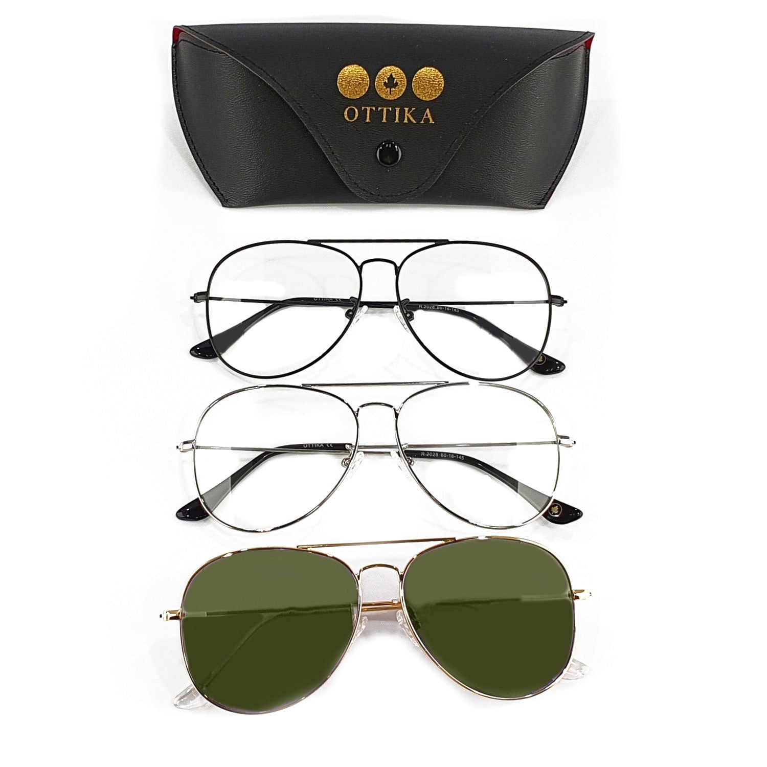 Care by Ottika | Classic Style - Blue Light Blocking Glasses & Photochromatic - G-15 Changeable