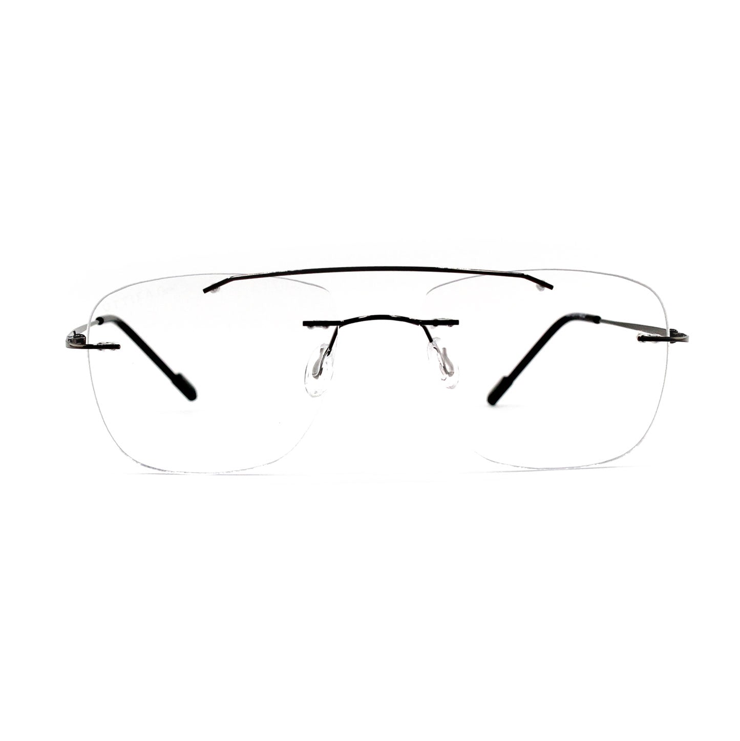 Ottika Care - Lunettes anti-lumière bleue | Sans monture R 001 | Revêtement Vert & Bleu