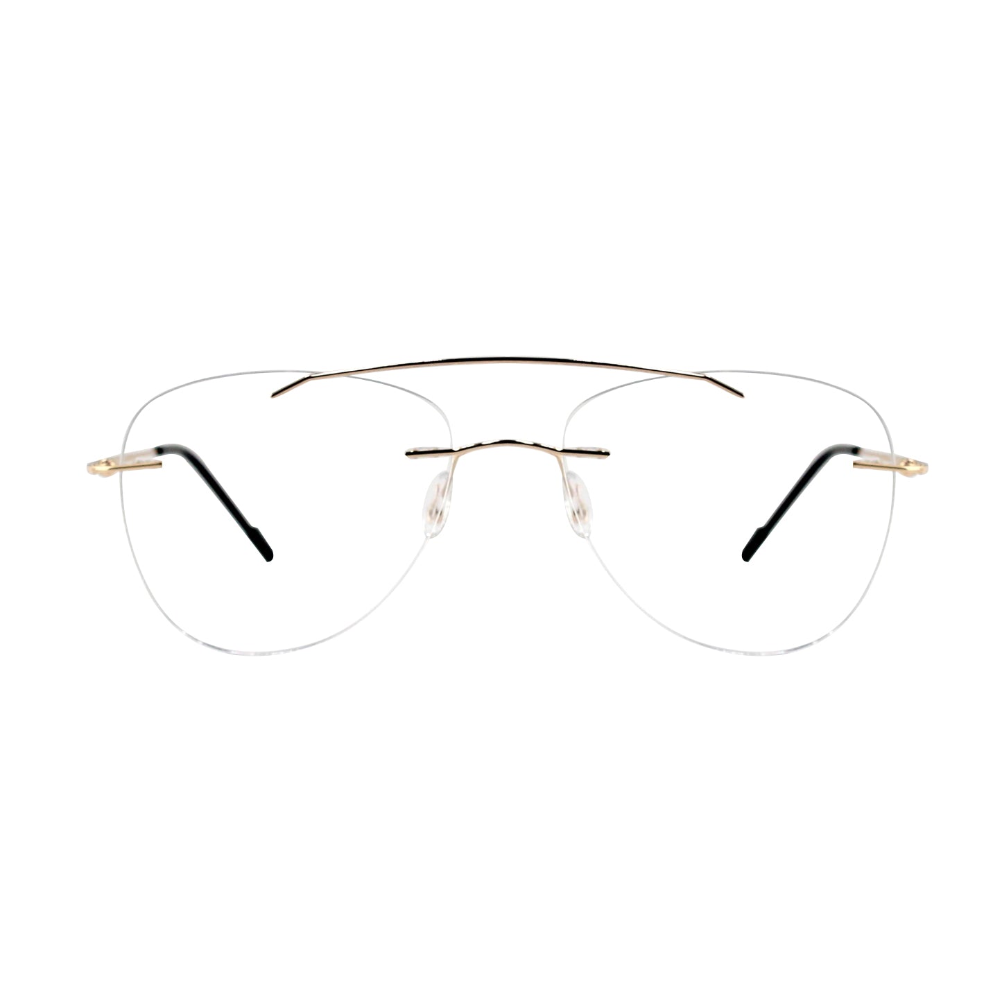 Ottika Care - Lunettes anti-lumière bleue | Sans monture R 002 | Revêtement Vert & Bleu