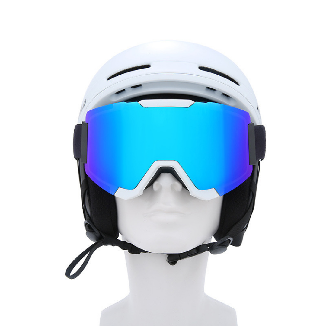 MASQUE DE SKI & SNOWBOARD 04 ADULTE BLEU/NOIR