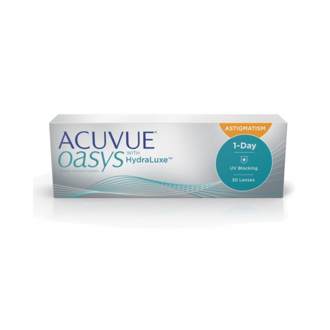 Acuvue® Oasys 1-Day with HydraLuxe® - Astigmatism | Pack 30 & 90