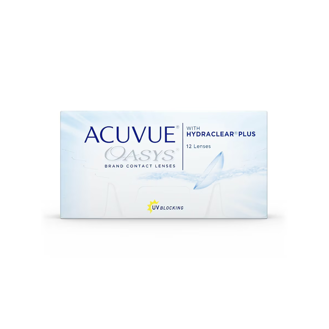 Acuvue® Oasys avec Hydraclear® PLUS - Sphère | Packs de 12 et 24