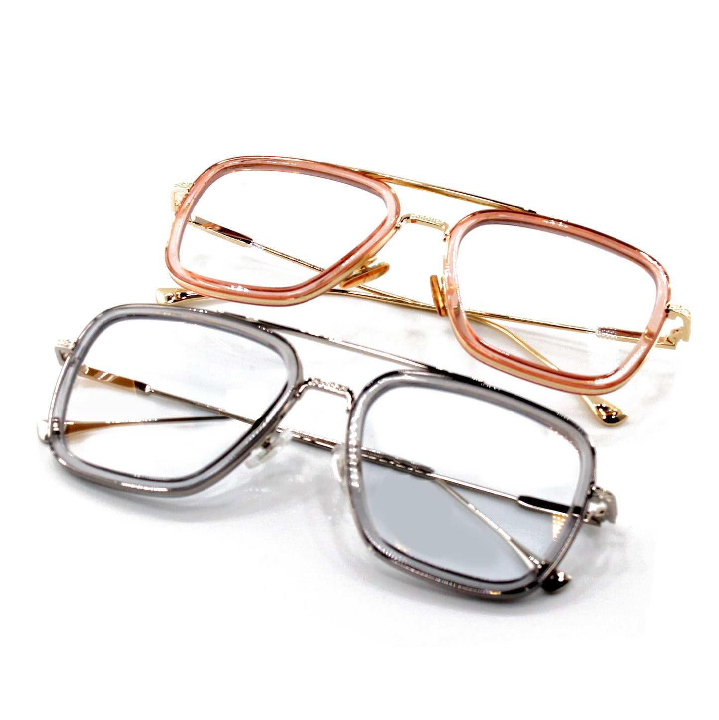 Care by Ottika - Blue Light Blocking Glasses - Adult | Model 31394 | Coating Gold &amp; Green