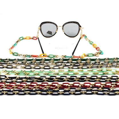 vêtements de charme | Chaîne de lunettes multicolore | Numéro de modèle 037