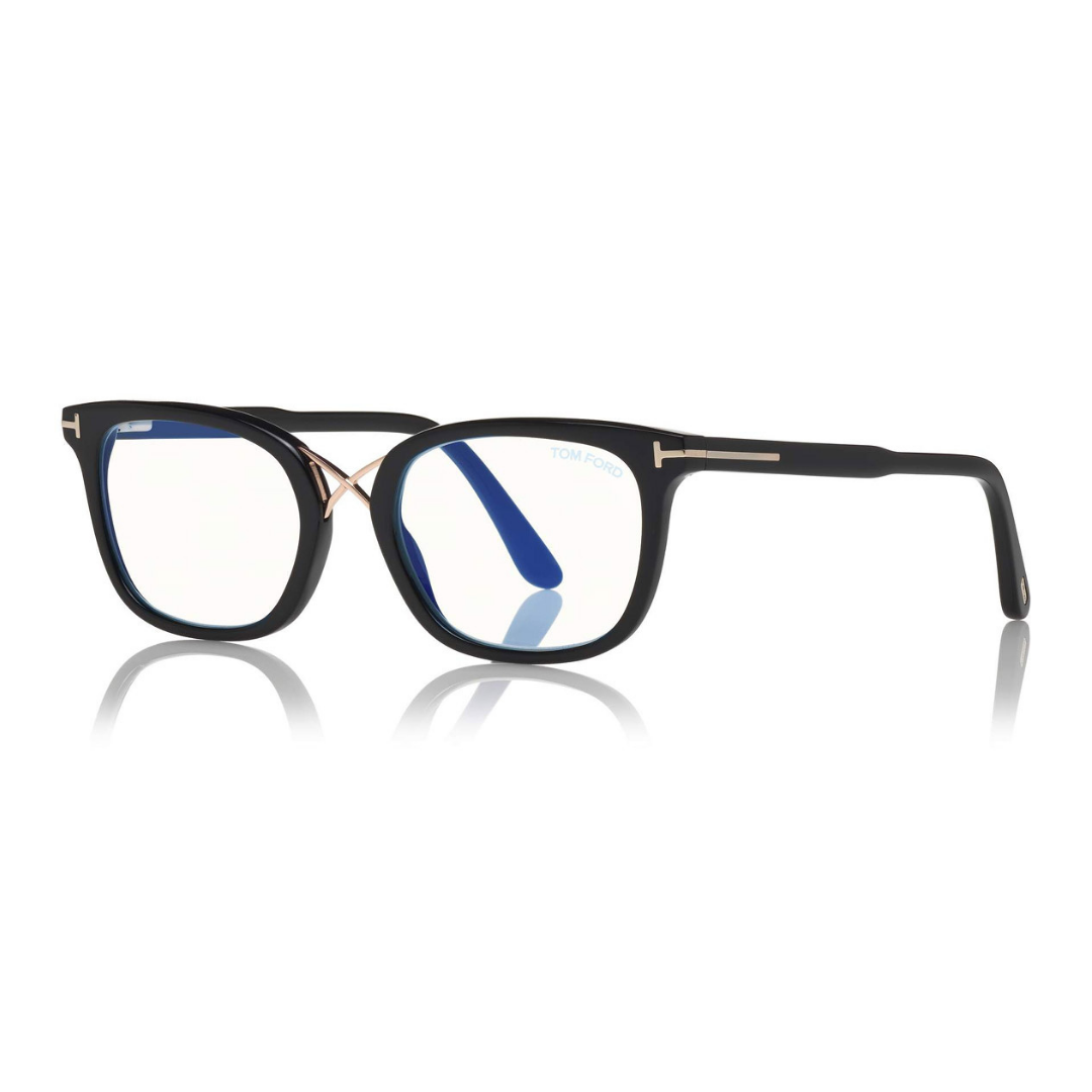 Tom Ford - Blocco luce blu | Modello FT5637-B(005)- Nero lucido