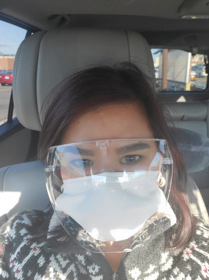 Safety Glasses X Face Shield - Adult - 2 Different Sizes